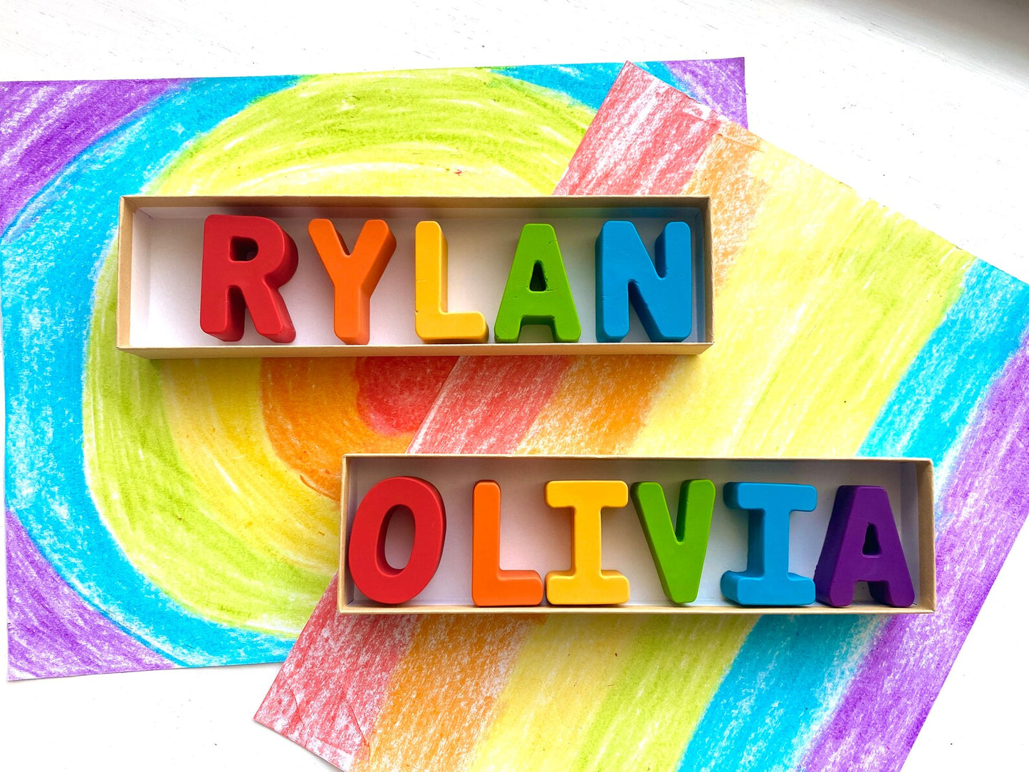 Personalized Name Crayons - Solid Colors