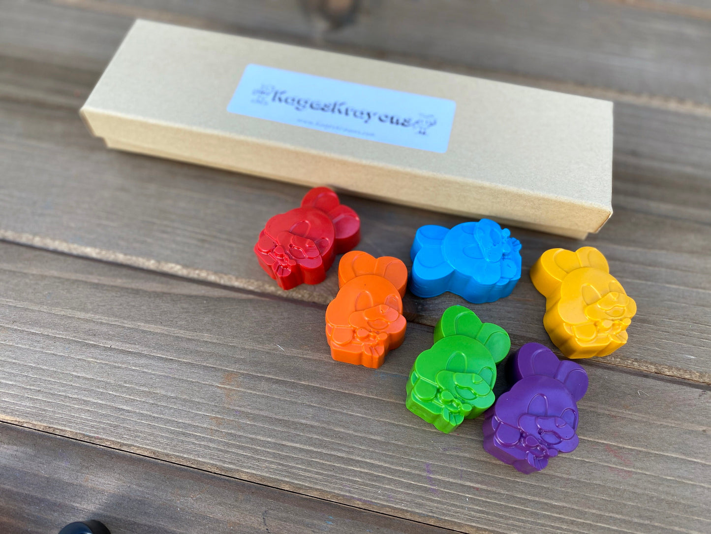 Easter Bunny Crayons - Easter Basket Stuffers - Easter Party Favors - Kids Easter Gifts - Easter Kids Gifts - Easter Gifts For Kids - Toys