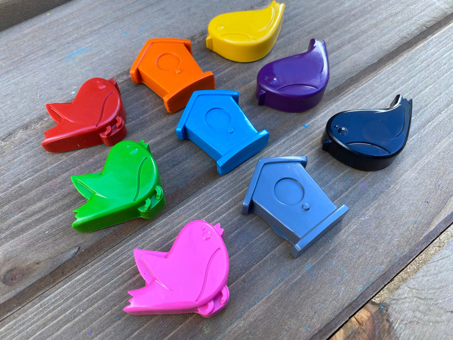 Bird Crayons - Bird Party Favors - Kids Gifts - Gifts For Kids - Kids Stocking Stuffers - Easter Basket Stuffers - Birdie Birthday Party