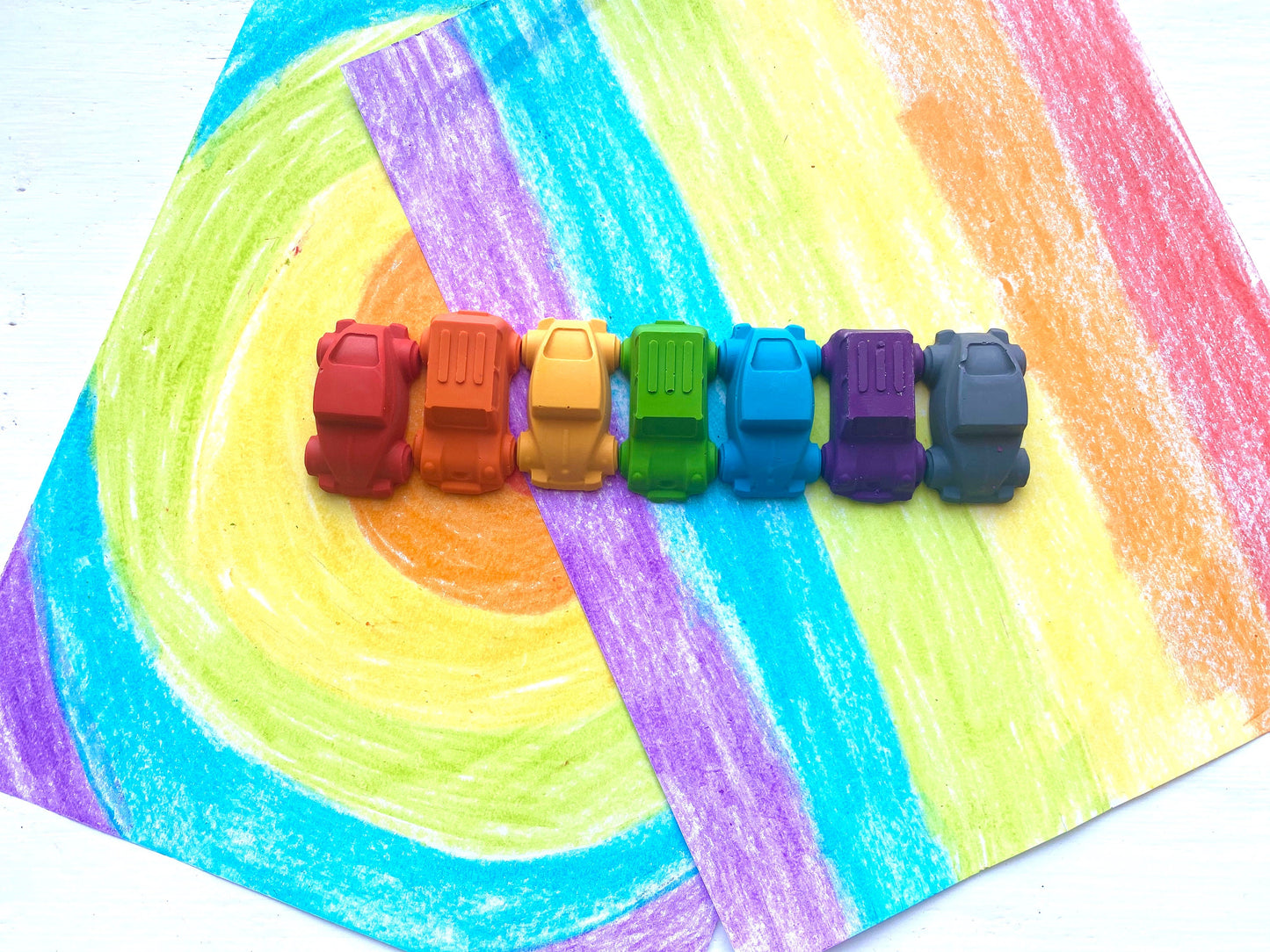 Car Crayons - Car Party Favors - Gifts For Kids - Stocking Stuffers For Kids - Birthday Gifts - Kids Gifts - Kids Party Favor - Class Favors