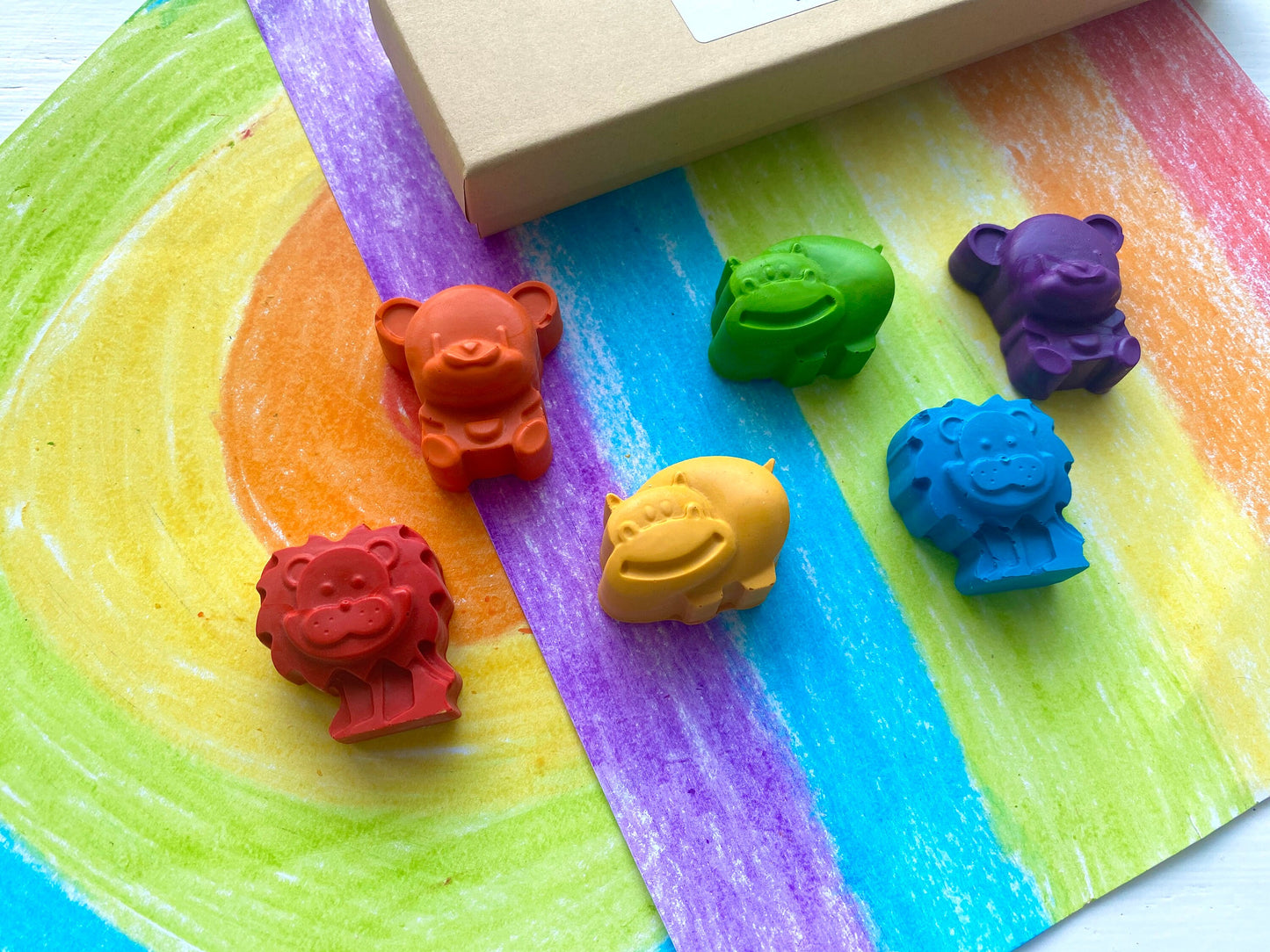 Animal Crayons - Gifts For Kids - Zoo Animal Party Favors - Kids Party Favors - Animal Party Favors - Kids Party Favors - Stocking Stuffers