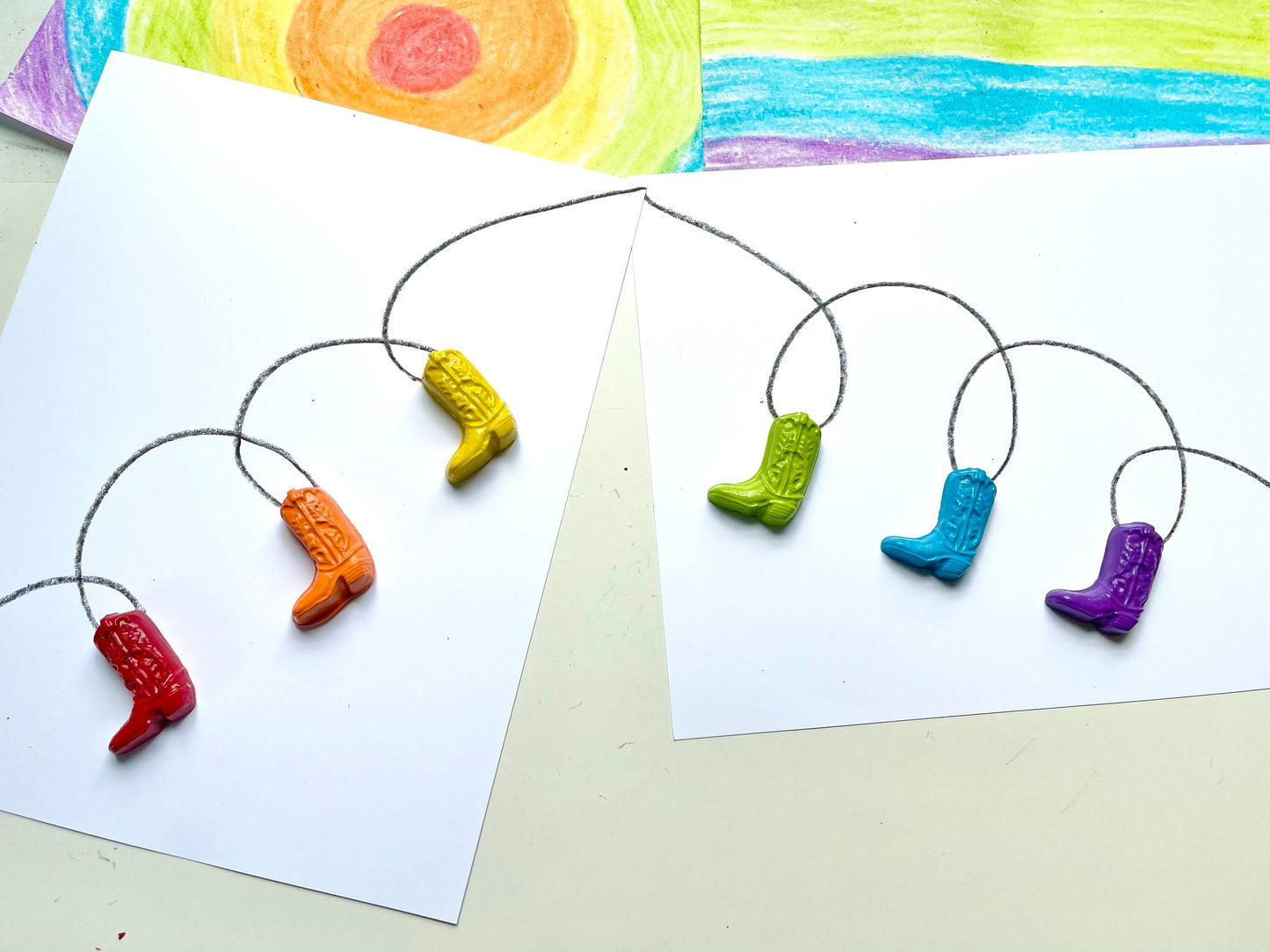Cowboy Boot Crayons - Stocking Stuffers For Kids - Kids Gifts - Kids Party Favors - Gifts For Kids - Cowgirl Birthday - Cowboy Party Favors