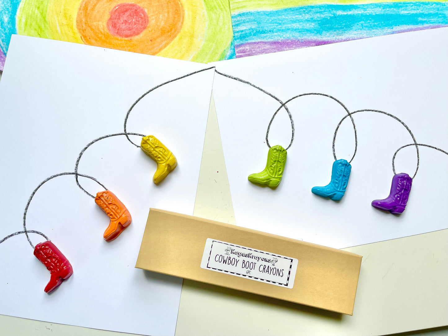 Cowboy Boot Crayons - Stocking Stuffers For Kids - Kids Gifts - Kids Party Favors - Gifts For Kids - Cowgirl Birthday - Cowboy Party Favors