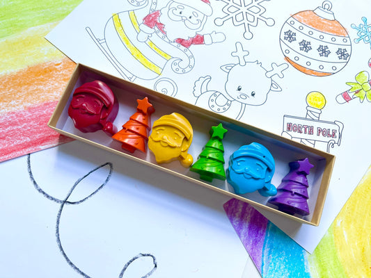 Santa Claus Crayons - Gifts For Kids - Stocking Stuffers - Kids Christmas Gifts - Kids Stocking Stuffers - Gifts For Boys - Gifts For Girls