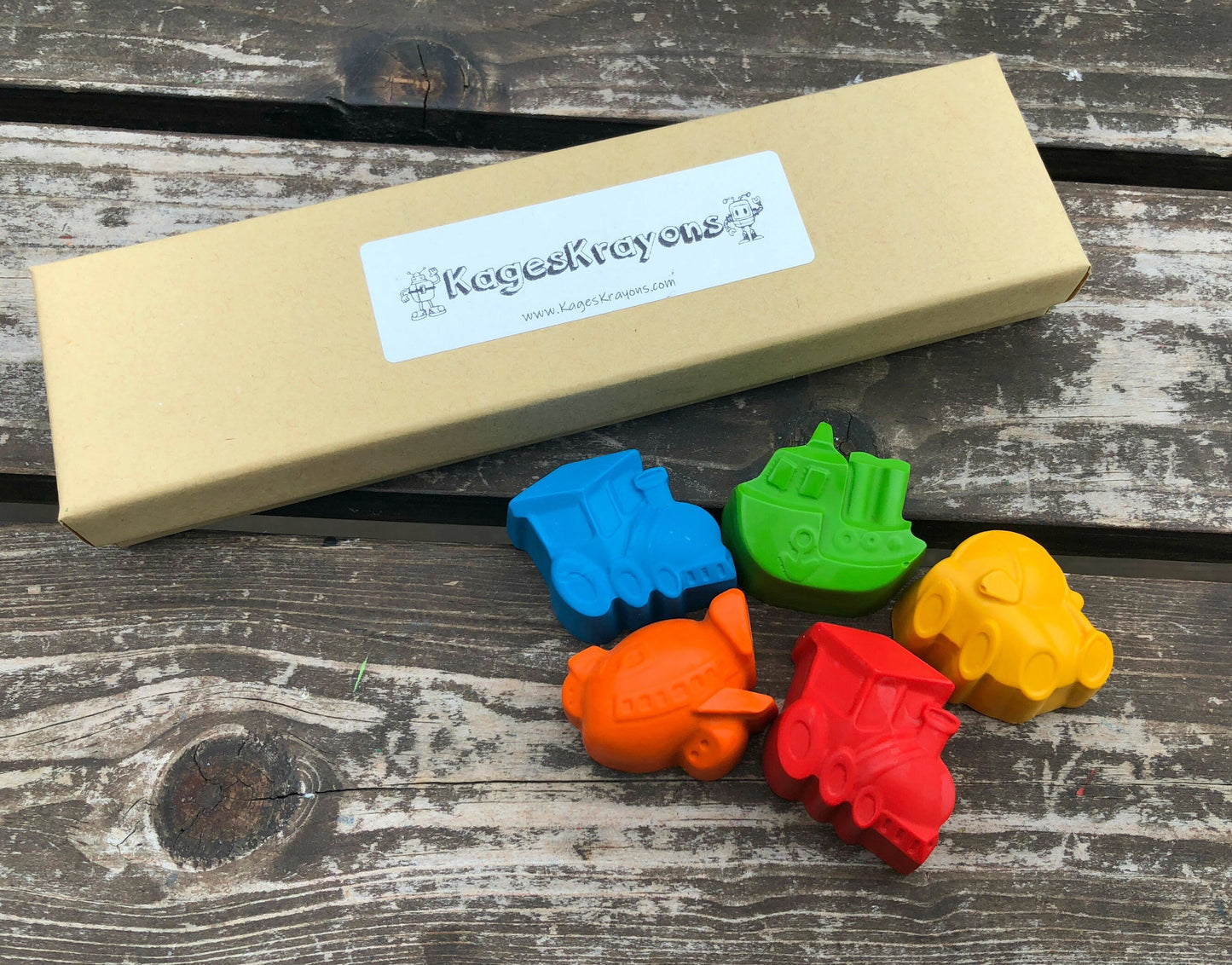 Transportation Crayons - Car Party Favors - Kid Gifts - Gifts For Kids - Kids Birthday Gift - Kids Stocking Stuffers - Kids Party Favors